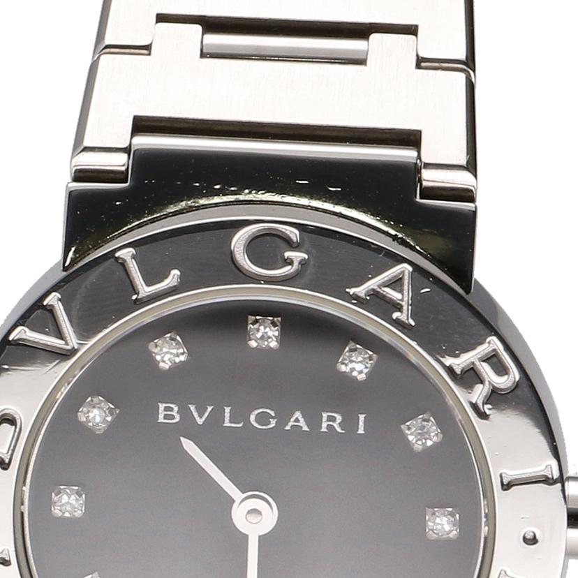 BVLGARI ブルガリ/ブルガリブルガリ・12Pダイヤ／レディース／クオーツ/BB26SS//D33****/Aランク/92