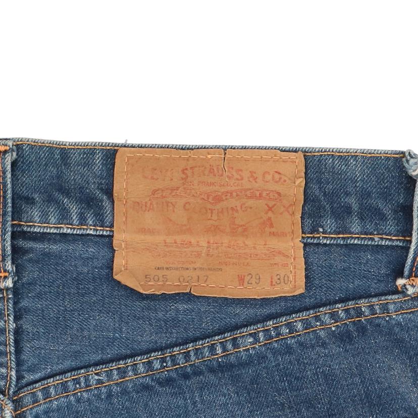 LEVI’S リーバイス/505 Eオリジナルヴィンテージ42タロンZIP/Lot505-0217//W29（実寸74cm）/Bランク/24