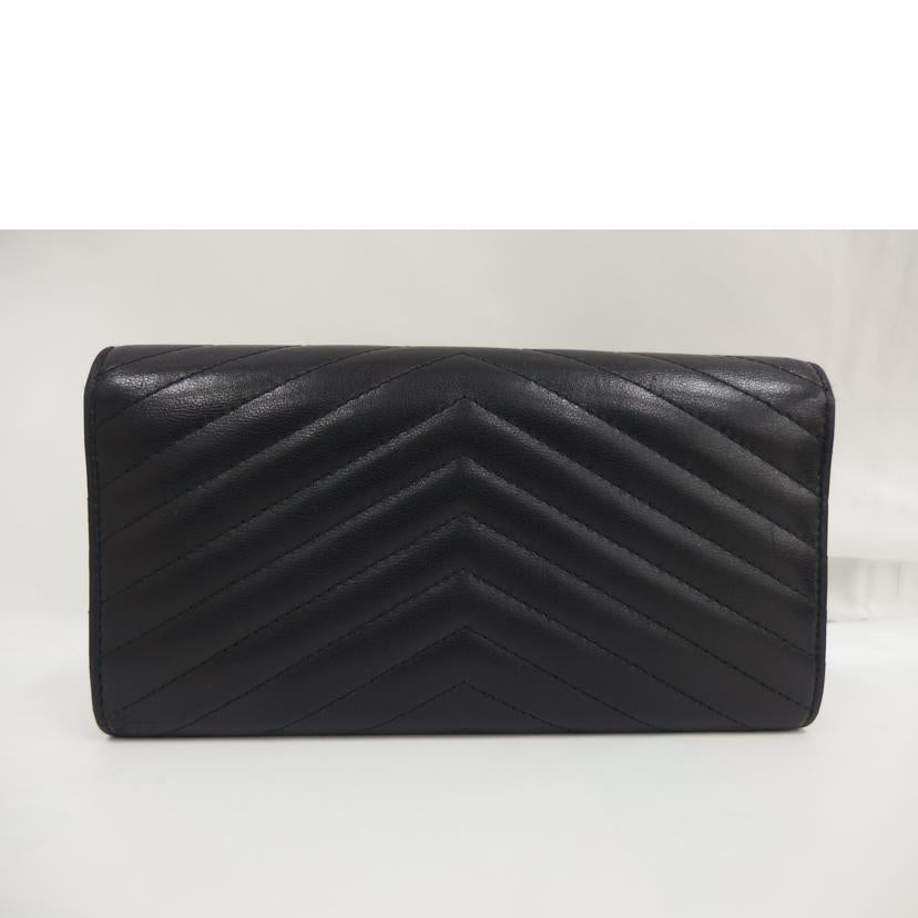 CHANEL シャネル/シェブロンVスティッチ折り財布//247*****/Bランク/82