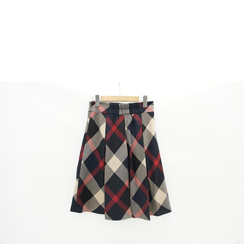 BLUE　LABEL　CRESTBRIDGE/チェック柄ひざ丈スカート/55S17-685-27//Aランク/09