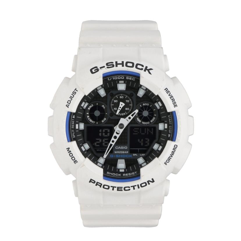 CASIO カシオ/G－SHOCK／アナデジ／ビッグケースデジアナウォッチ／クォーツ/GA-100B-7AJF//508*/ABランク/18