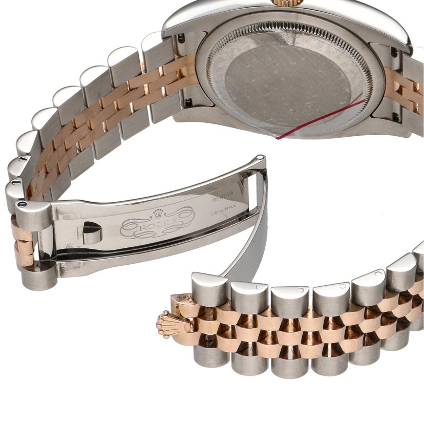 ROLEX ロレックス/デイトジャスト／黒文字盤／SS×PG/116231//D28****/Aランク/75