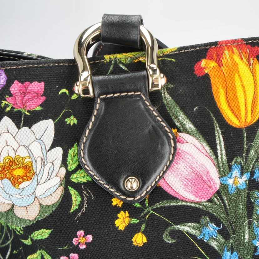 ＧＵＣＣＩ グッチ/フラワープリントキャンバストート/154372//ABランク/75