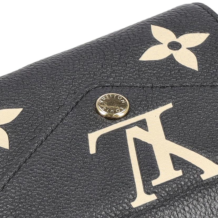 LOUIS　VUITTON ﾙｲ･ｳﾞｨﾄﾝ/ポルトフォイユ・ヴィクトリーヌ　ブラック／　モノグラム・アンプラント/M80968//RFI*/Aランク/19