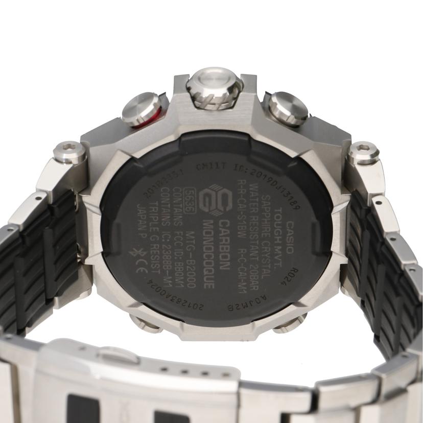 CASIO カシオ/G－SHOCK／MT－G／電波ソーラー×スマホリンク/MTG-B2000D-1AJF//201*****/Aランク/09