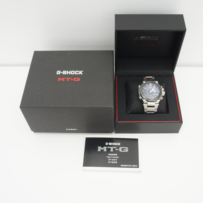 CASIO カシオ/G－SHOCK／MT－G／電波ソーラー×スマホリンク/MTG-B2000D-1AJF//201*****/Aランク/09