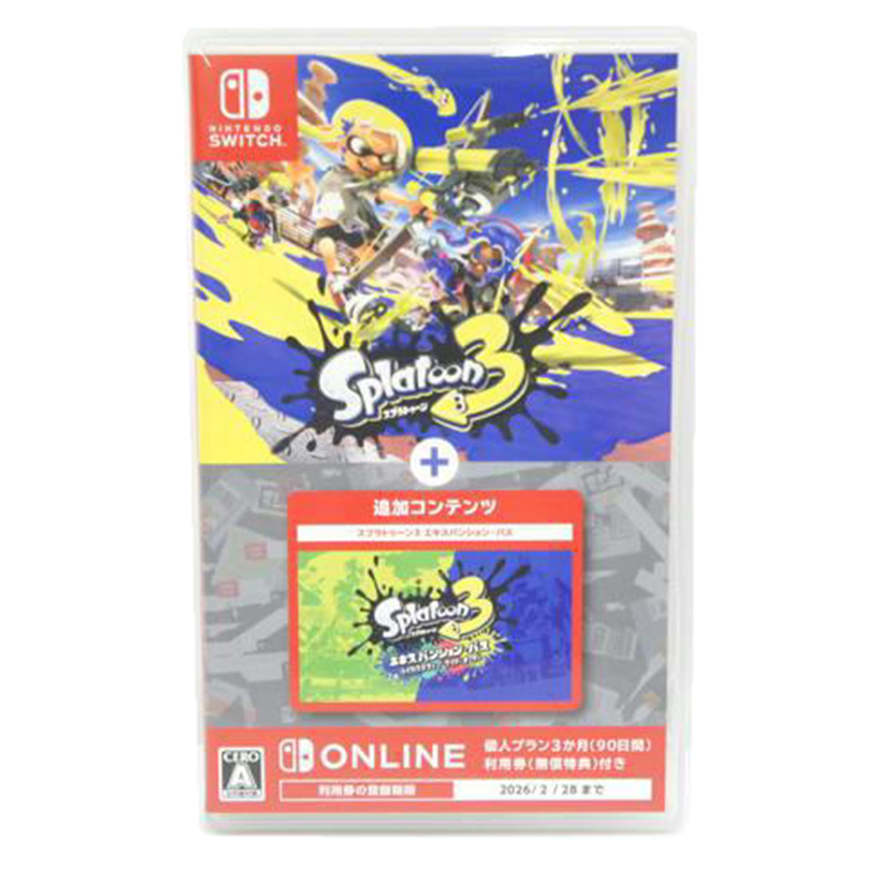 Nintendo 任天堂/スプラトゥーン3＋エキスパンション・パス／SWITCH//ABランク/05