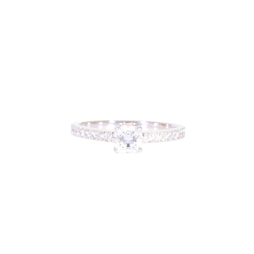 TIFFANY＆Co． ﾃｨﾌｧﾆｰ/◎PT950ノヴォダイヤリング0．48ct　＃14//Aランク/59