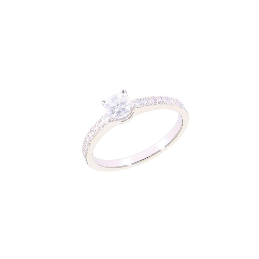 TIFFANY＆Co． ﾃｨﾌｧﾆｰ/◎PT950ノヴォダイヤリング0．48ct　＃14//Aランク/59