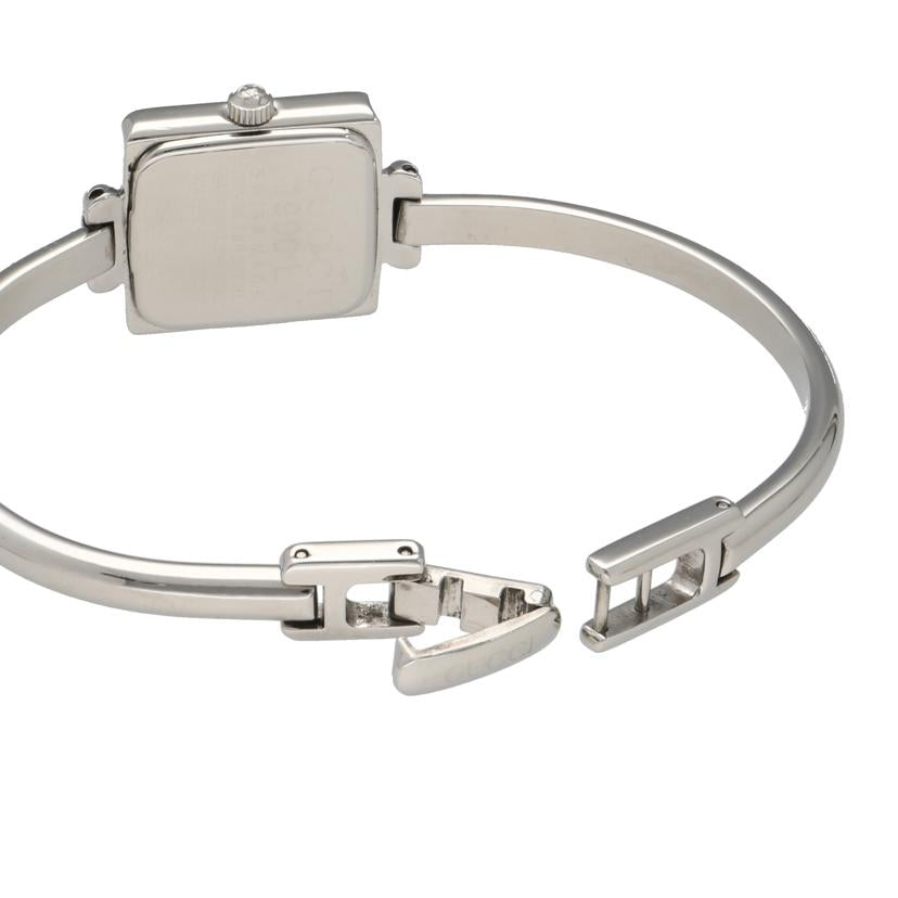 GUCCI グッチ/スクエアバングルウォッチ・ブラック/レディース/クオーツ/1900L//015****/Aランク/24