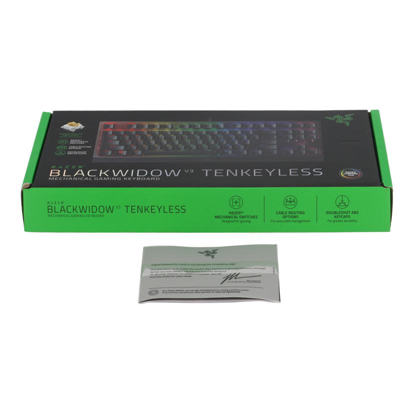 Razer レイザー　/ゲーミングキーボード／BlackWidow　V3　Yellow/RZ03-03491900-R3J1 //IO2341F55501817/Bランク/64
