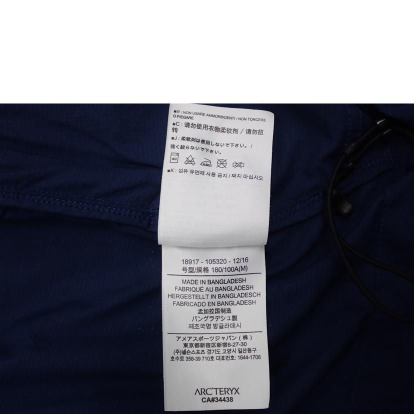 ARC’TERYX アートテリクス/★ARC’TERYX ノディンジャケット/18917-105320//ｻｲｽﾞ:M/Bランク/62