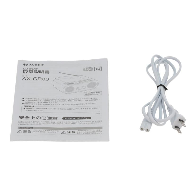 TOSHIBA Aurex 東芝 /CDラジオ/AX-CR30//260307032w0/Aランク/69