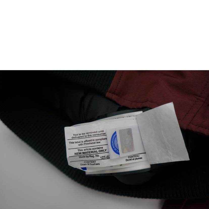 CANADA　GOOSE カナダグース/CANADA　GOOSE　ダウンショート丈JKワインレッド/7999L//Bランク/78