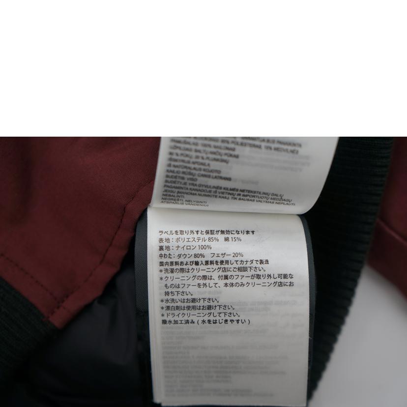 CANADA　GOOSE カナダグース/CANADA　GOOSE　ダウンショート丈JKワインレッド/7999L//Bランク/78