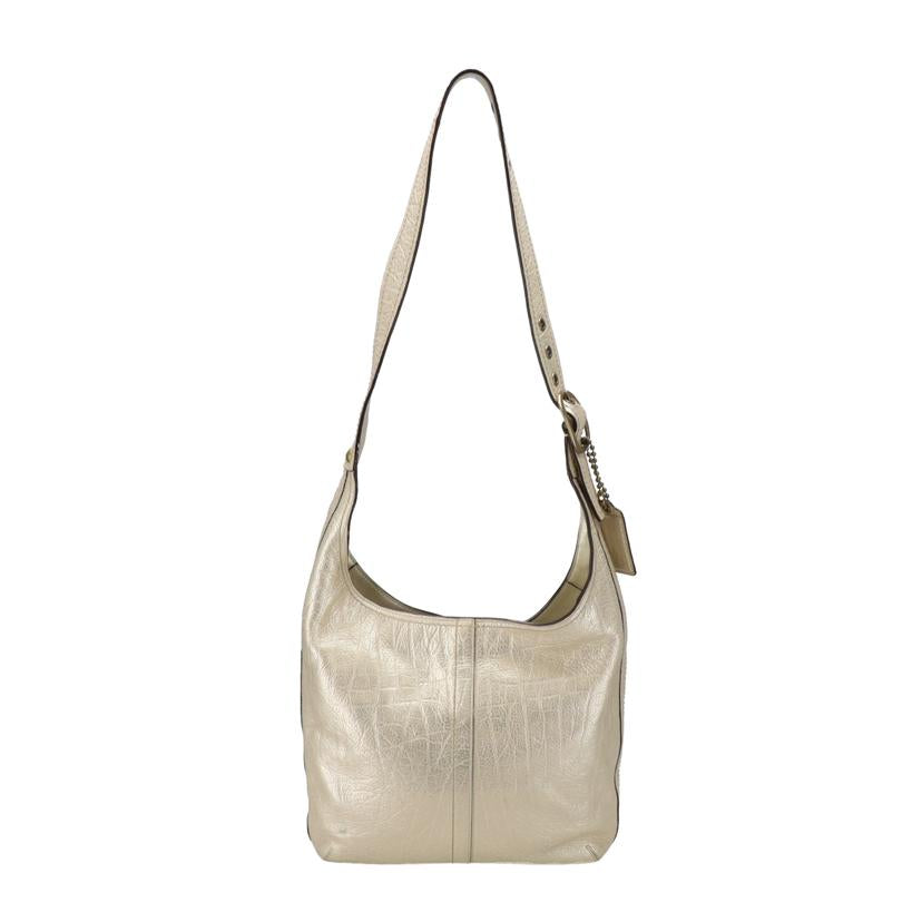 COACH コーチ/メタリックレザー／ショルダーバッグ／ゴールド/12503//C08**/ABランク/18