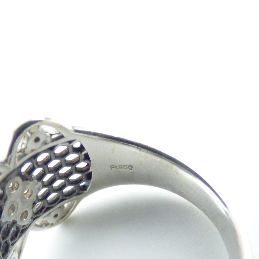 Pt950ダイヤR　0．53ct　＃11//ABランク/64