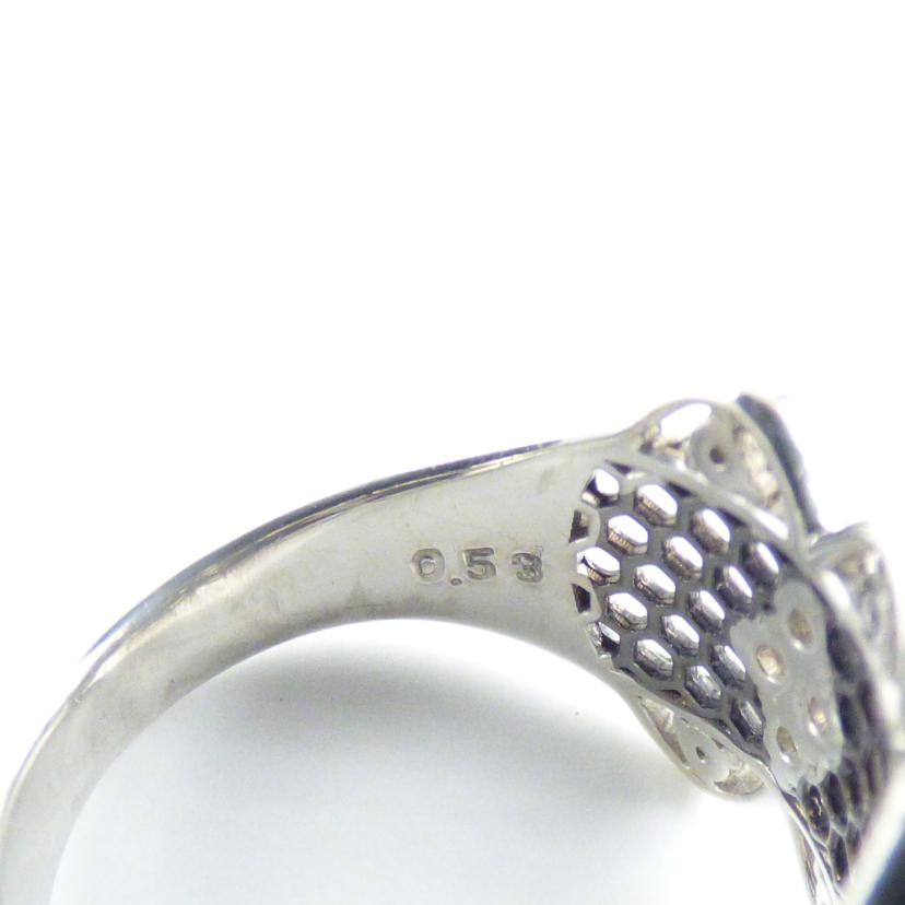 Pt950ダイヤR　0．53ct　＃11//ABランク/64