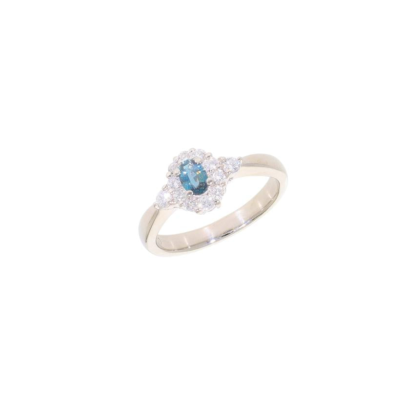 /◎PT900アレキサンドライトダイヤリング0．28／D0．32ct//Aランク/59