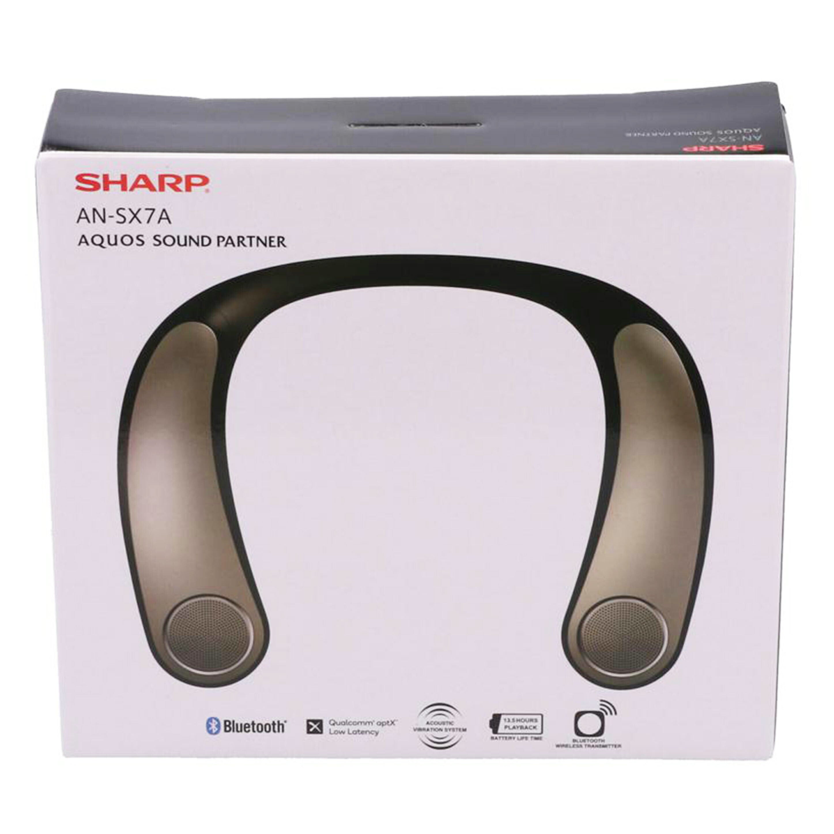 SHARP シャープ/ワイヤレスネックスピーカー／AQUOSサウンドパートナー未使用/AN-SX7A//91118677/Sランク/09