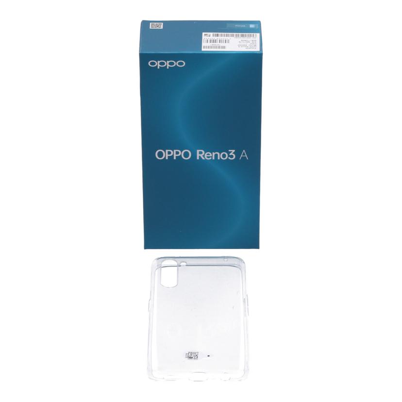OPPO　Y！mobile オッポ　/スマートフォン／Reno3　A　128GB/A002OP//50b71c76/ABランク/62