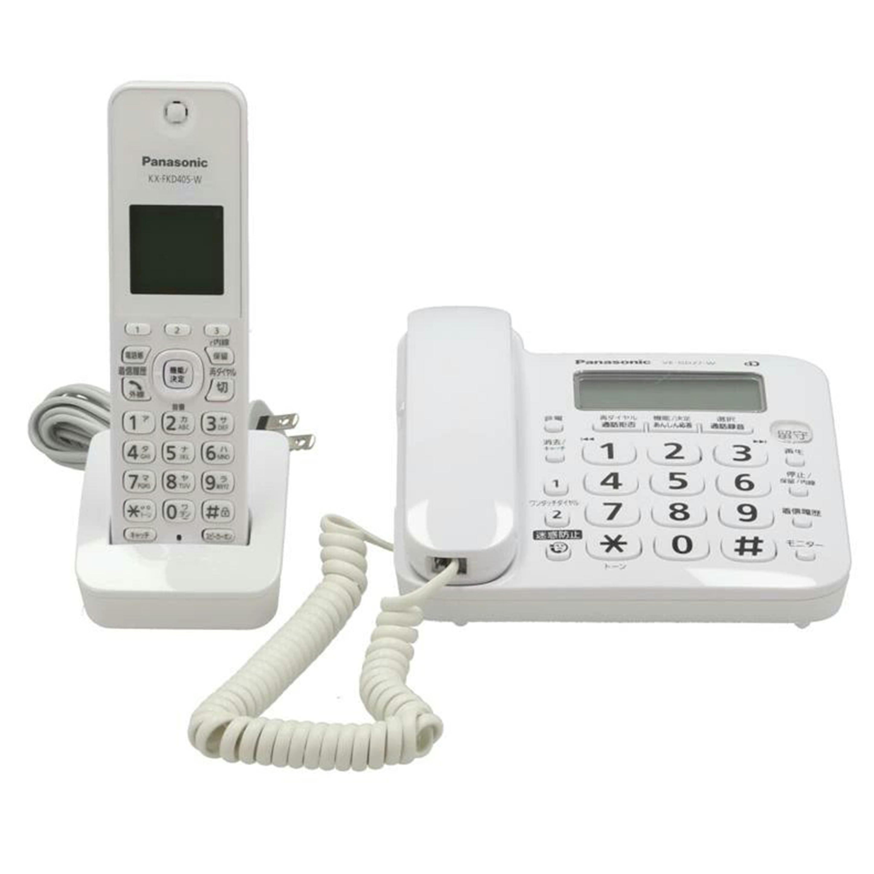 Panasonic パナソニック　/コードレス電話機／RU・RU・RU/VE-GD27DL//2HCFA335062/Bランク/75