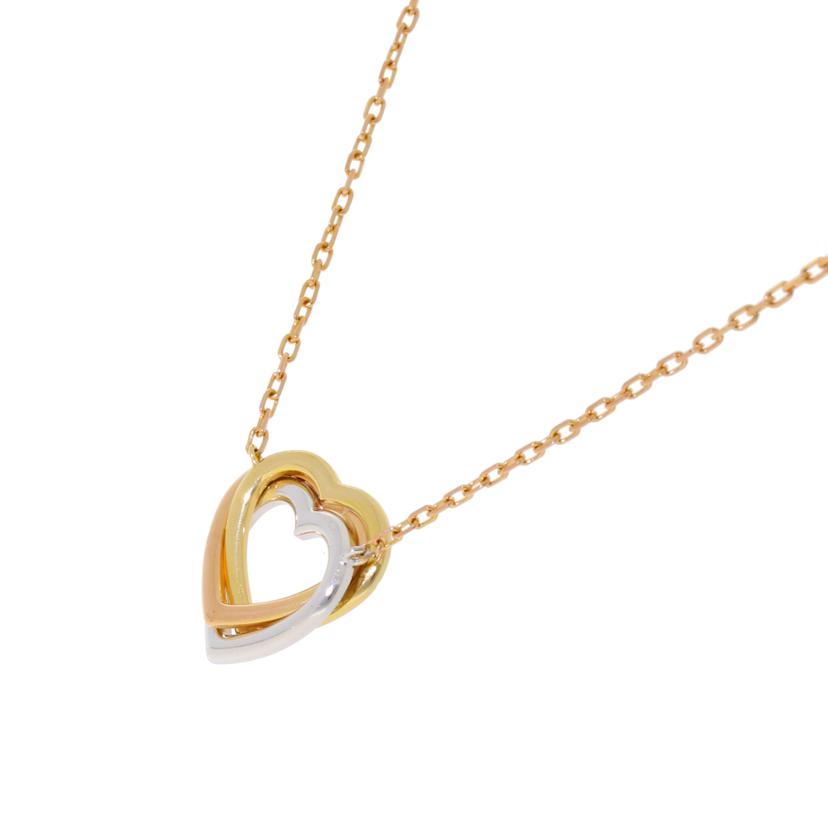 Cartier カルティエ/750トリニティハートダイヤネックレス//Aランク/92