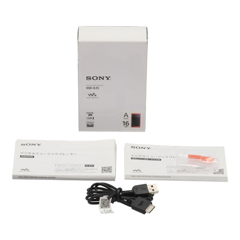 SONY　 ソニー　/ハイレゾ対応ウォークマン　16GB/NW-A35//S015417995Q/Bランク/67