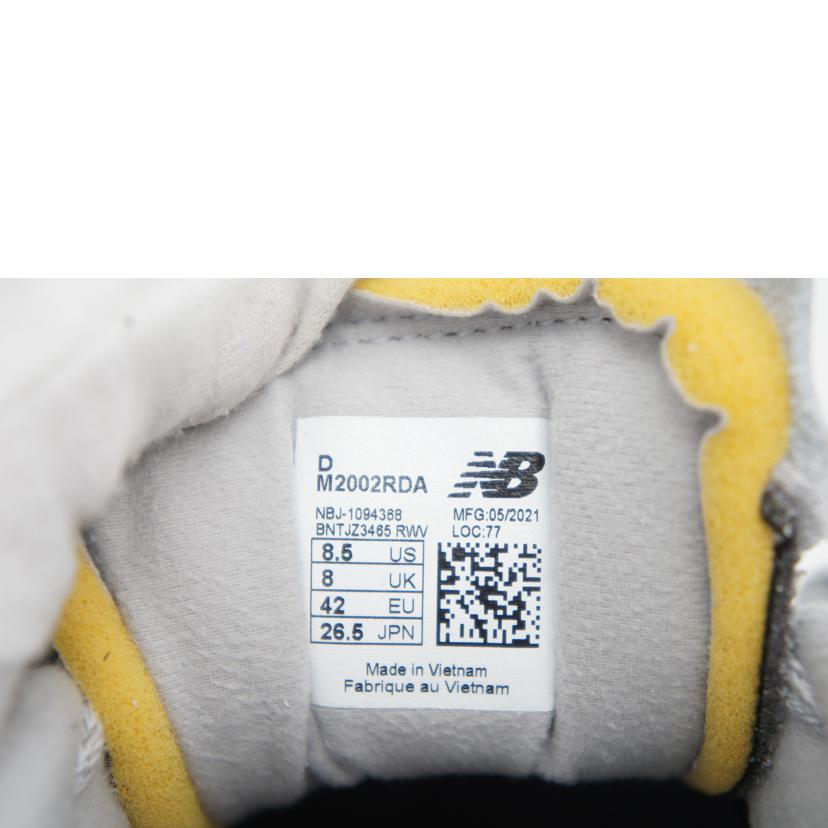 NB ニューバランス/2002R／プロテクションパック／レインクラウド/M2002RDA//ｻｲｽﾞ:26.5cm/ABランク/75