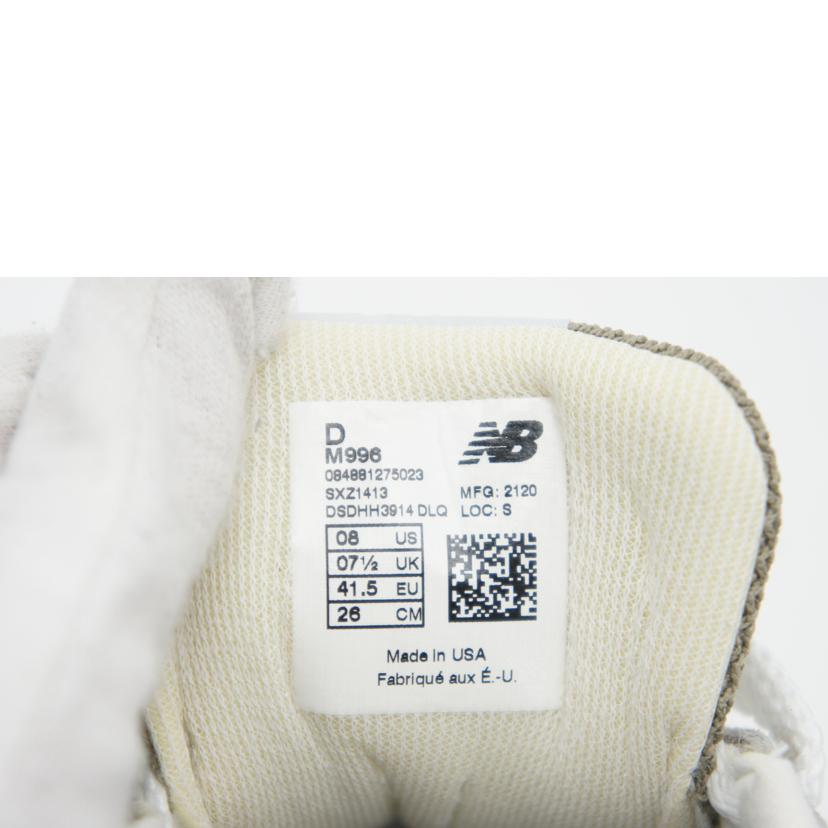NB ニューバランス/996／グレー/M996//ｻｲｽﾞ:26cm/Aランク/75