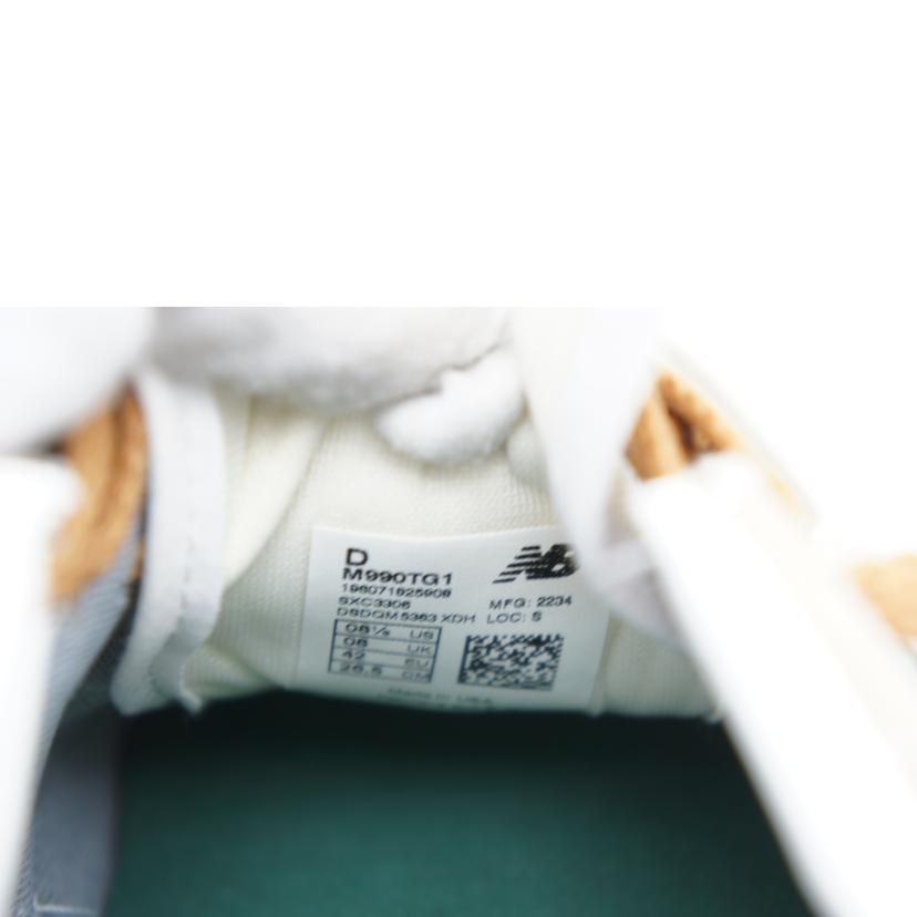 NB ニューバランス/990V1タン／グリーン/M990TG1//ｻｲｽﾞ:26.5cm/Aランク/75