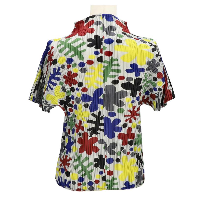 ＰＬＥＡＴＳ　ＰＬＥＡＳＥ イッセイミヤケ/プリーツプリーズイッセイミヤケ総柄半袖Ｔ//ABランク/78