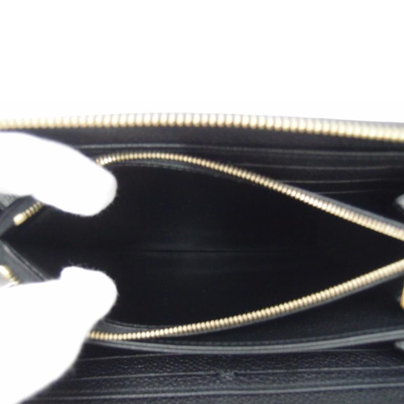 LOUIS　VUITTON ルイヴィトン/ジッピーウォレット／アンプラント／ノワール/M80481//RFI****/Aランク/69