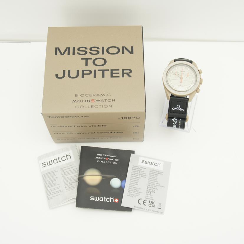 OMEGA×swatch オメガ×スウォッチ/ムーンスウォッチ／MISSION　TO　JUPITER／クオーツ/SO33C100//Aランク/63