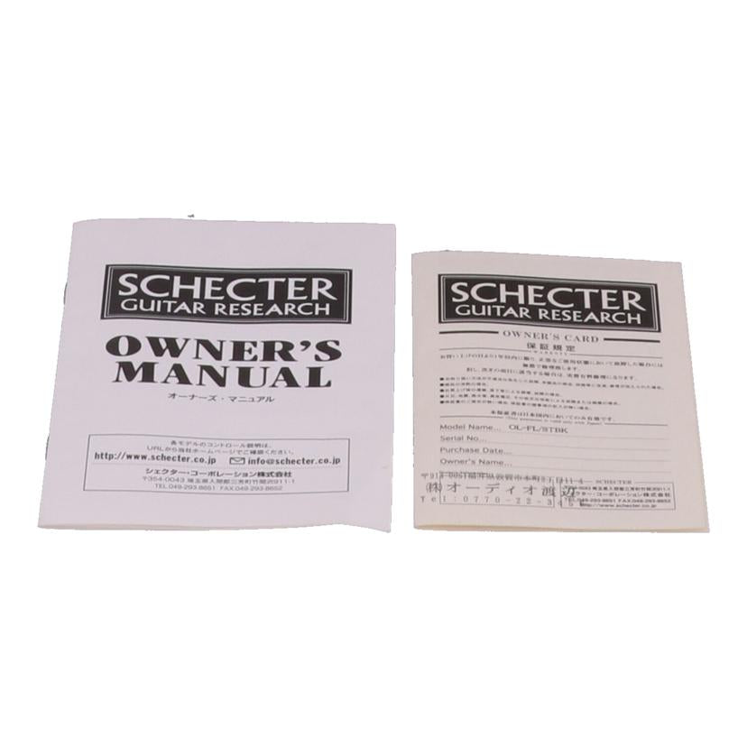 SCHECTER シェクター/エレアコギター/OL-FL/STBK//SOL-2109036/Bランク/62