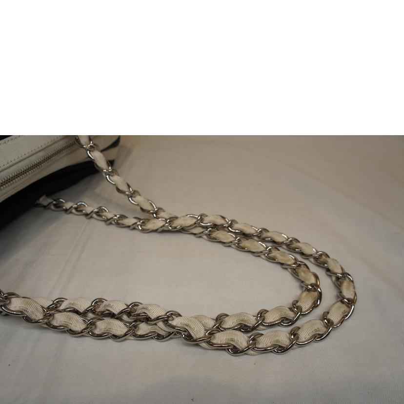 CHANEL シャネル/マトラッセデカココマークチェーントートネイビーラムスキン//131*****/Bランク/92