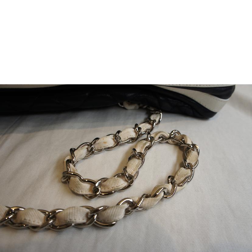 CHANEL シャネル/マトラッセデカココマークチェーントートネイビーラムスキン//131*****/Bランク/92