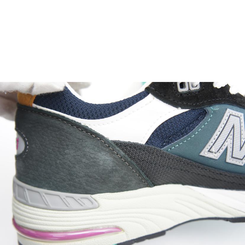 NB ニューバランス/991／メイドインイングランド／ブラック／ブルー/M991MM//ｻｲｽﾞ:UK表記8/Aランク/75