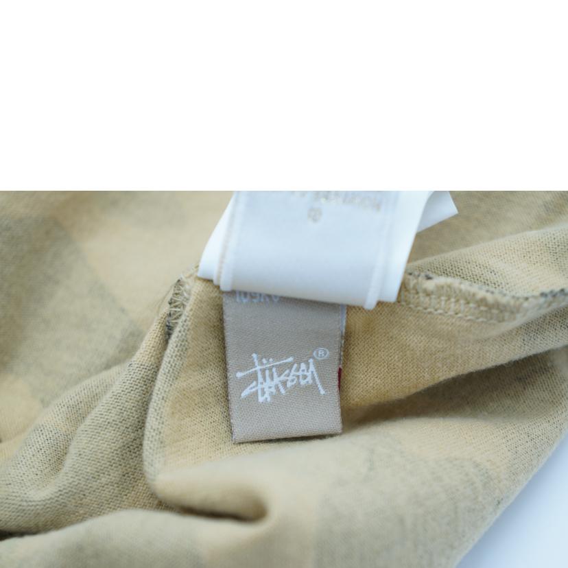 A　BATHING　APE×STUSSY アベイシングエイプ/STUSSY30周年記念コラボTシャツ／カモフラ//Aランク/18