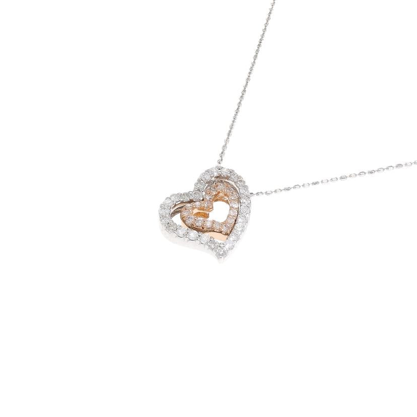 K14ダイヤネックレス0．32／0．12ct//Aランク/65