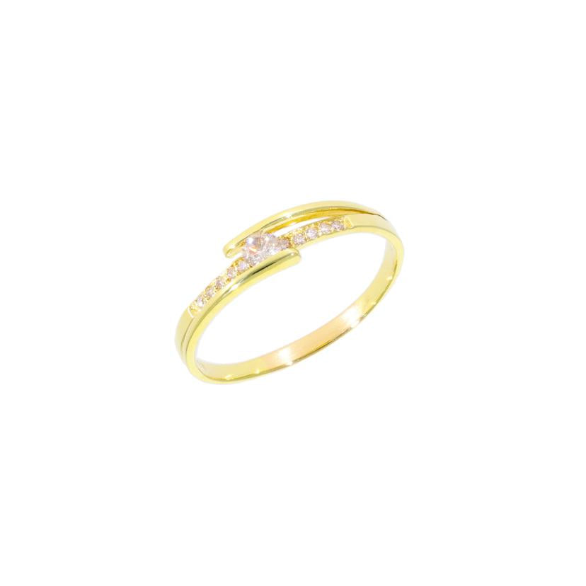 /　K18ダイヤリング0．21ct//Aランク/71