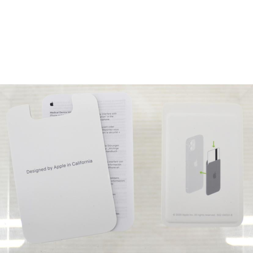 apple アップル/レザーウォレット/MHLQ3ZM/A//Aランク/75