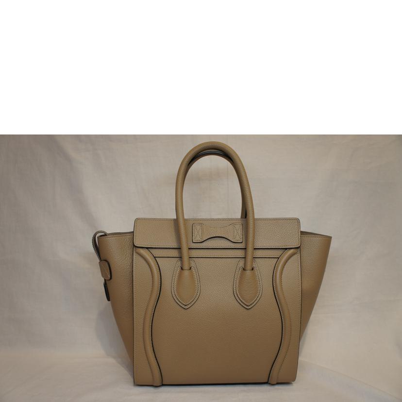 CELINE セリーヌ/ラゲージマイクロショッパー／ベージュ//Aランク/92