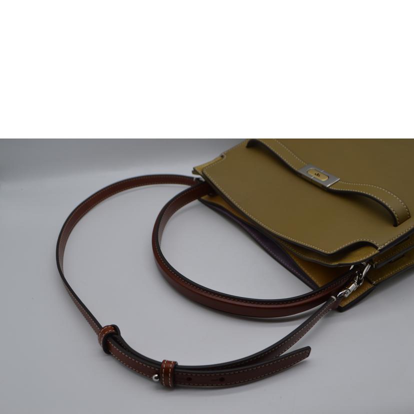 TORY　BURCH トリーバーチ/リーラジウィルカラーブロックスモールダブルバッグ/152392//Aランク/89