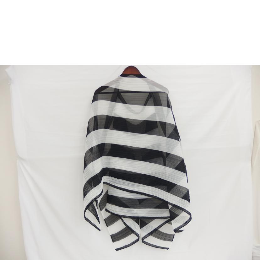 PLEATS　PLEASE　 ﾌﾟﾘｰﾂﾌﾟﾘｰﾂ/PLEATS　PLEASE　　ボーダーポンチョ/PP54-AD391//ABランク/82