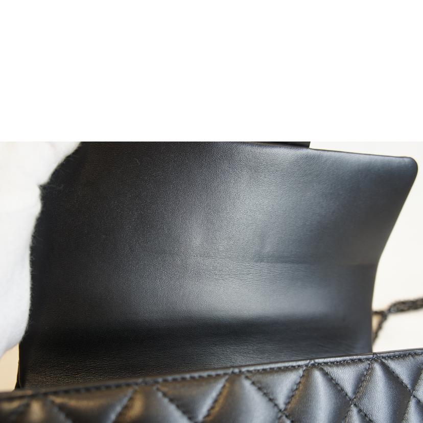 CHANEL シャネル/トップハンドルマトラッセ2WAYラムスキンブラックBKメタル金具/AS2431//NP9*****/SAランク/92