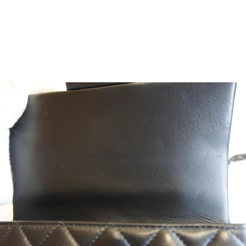 CHANEL シャネル/トップハンドルマトラッセ2WAYラムスキンブラックBKメタル金具/AS2431//NP9*****/SAランク/92