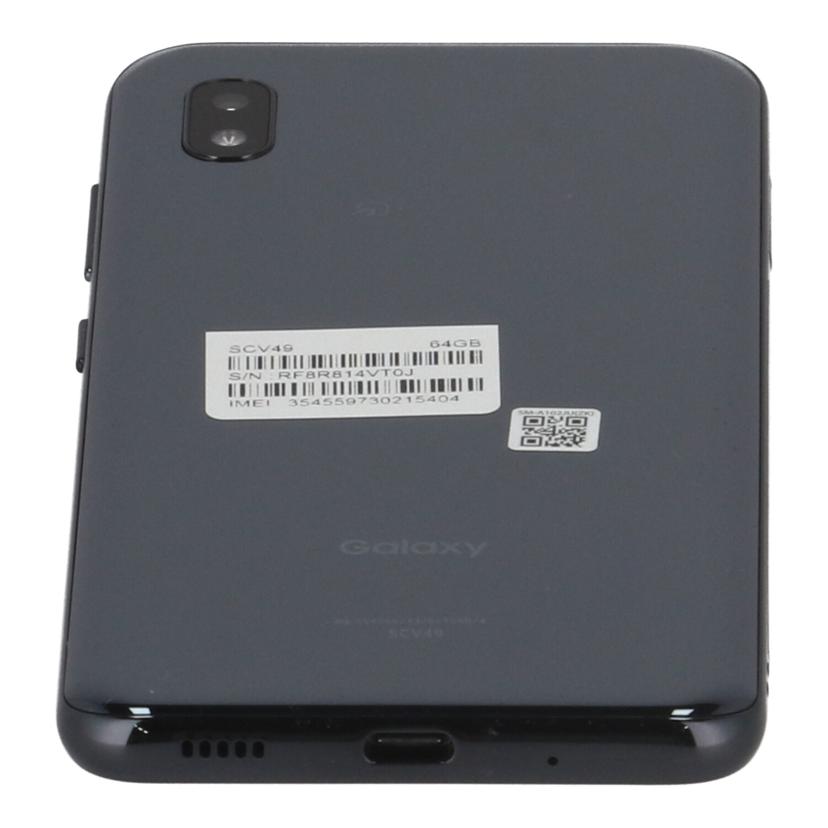 SAMSUNG　au サムスン　/スマートフォン／Galaxy　A21　シンプル　64GB/SCV21//RF8R814VT0J/Bランク/75