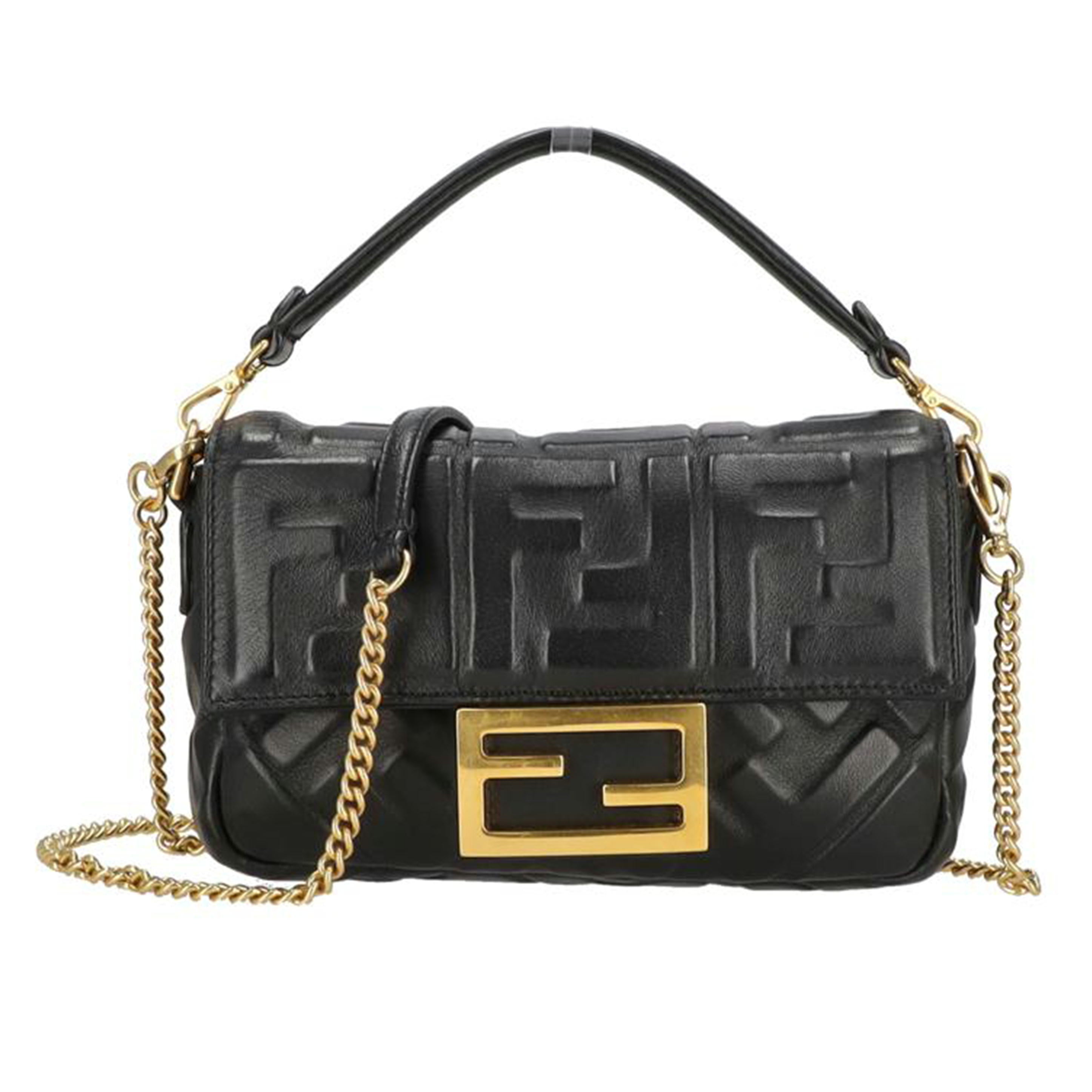 FENDI フェンディ/ミニバゲットスモールバッグ／金具ヴィンテージ加工/8BS017//ABランク/91