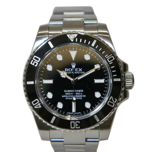 ROLEX ロレックス/サブマリーナー・ノンデイト・ブラック/G番/114060//G90****/Aランク/94